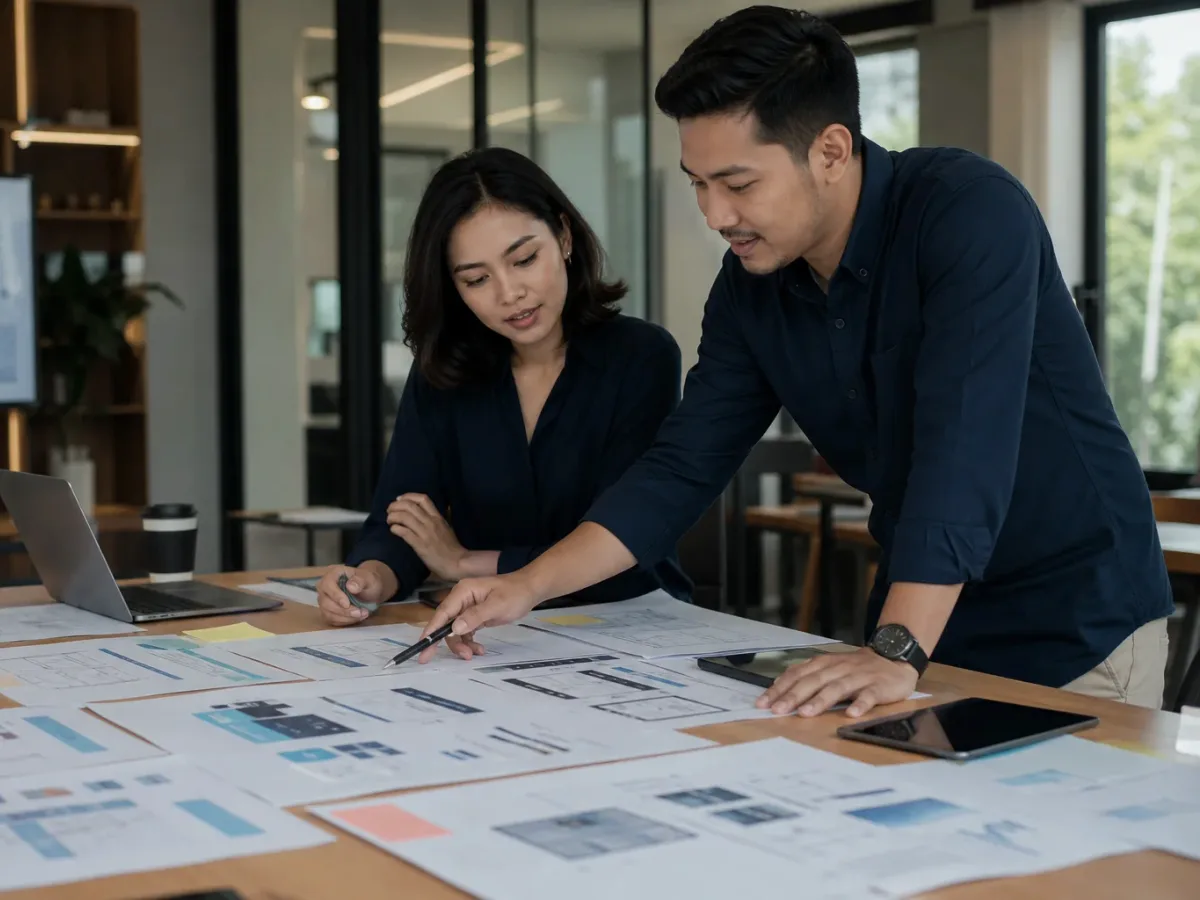 Tim menyusun roadmap dan strategi SEO